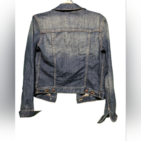 GAP EUC Oversized XS Women's Classic Blue Jean Jacket - Picture 3 of 4